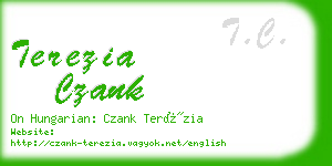 terezia czank business card